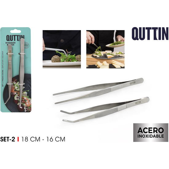 SET-2 PINZAS COCINA-SERVIR SS 18+16 image 0