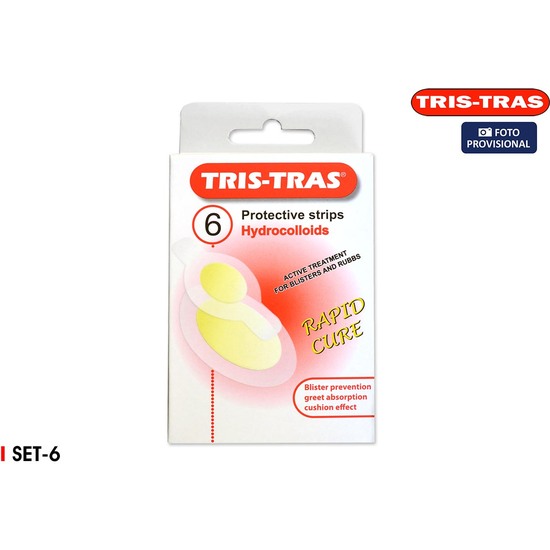SET-6 TIRAS ADHESIV. SURT. PU RAPID TRIS-TRAS image 0