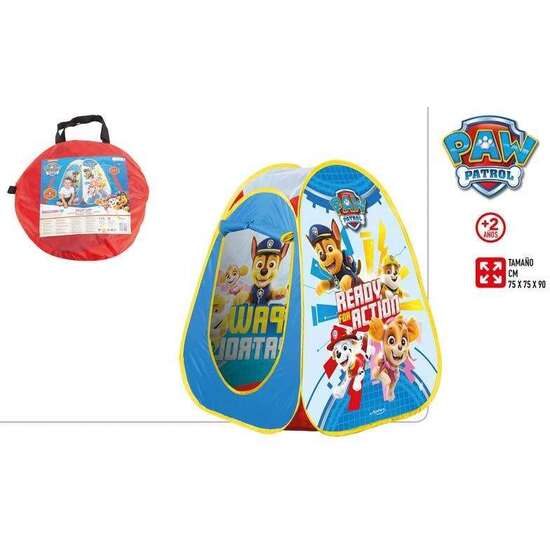 TIENDA POP UP PAW PATROL 75X75X90 CM image 0