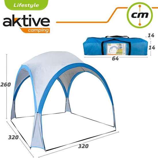 CARPA DE CAMPING 320X320X260CM image 2