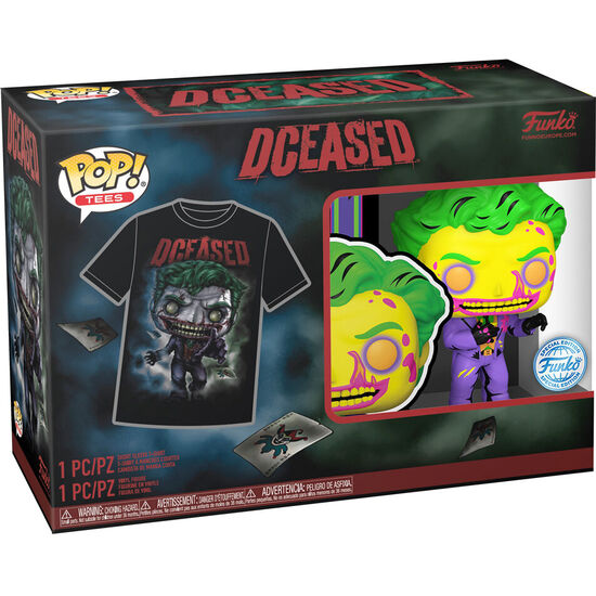 SET FIGURA POP & TEE DC COMICS JOKER image 1