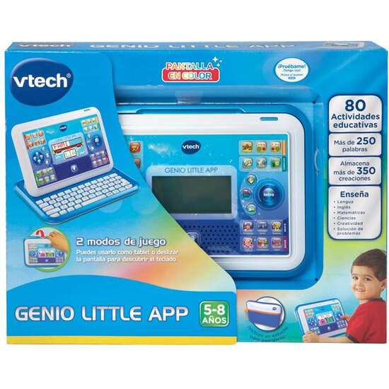 ORDENADOR GENIO LITTLE APP AZUL CON PANTALLA A COLOR Y 80 ACTIVIDADES 18,4X26,3X4 CM image 5