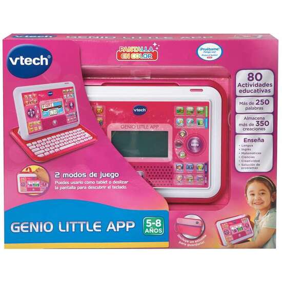 ORDENADOR GENIO LITTLE APP CON PANTALLA COLOR ROSA Y 80 ACTIVIDADES 18,4X26,3X4 CM image 5