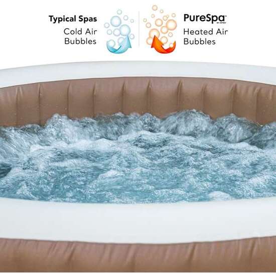 JACUZZI PURESPA BURBUJAS REDONDO BEIG D236 X 71 CM 1339 LITROS image 1