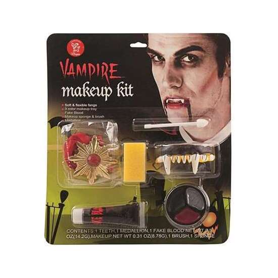 CONJUNTO DE MAQUILLAJE DE VAMPIRO LUJO image 0