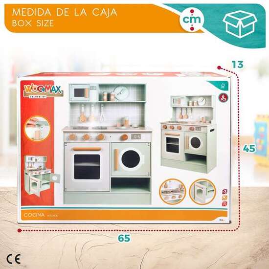 COCINA DE MADERA WOMAX 60X30X83 CM image 5