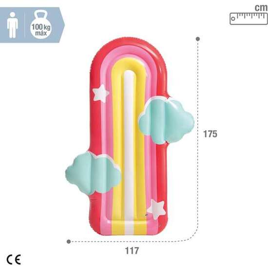 COLCHONETA NUBE ARCOIRIS  1,75X1,17X20 CM (+9 AÑOS) image 4