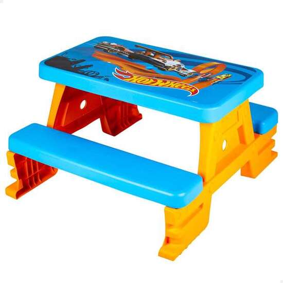 MESA DE PICNIC INFANTIL HOT WHEELS 42X69X79CM image 0