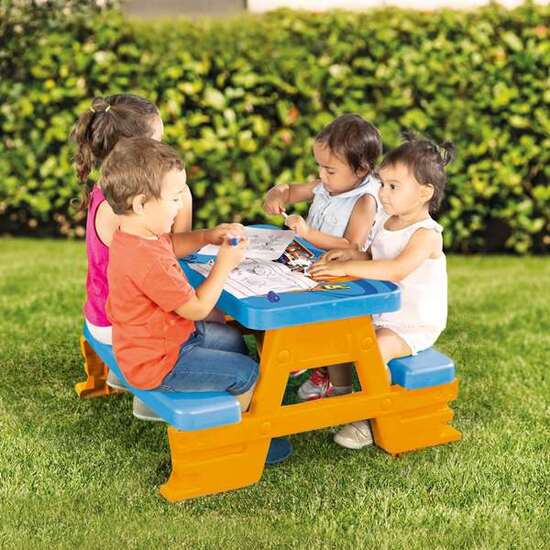 MESA DE PICNIC INFANTIL HOT WHEELS 42X69X79CM image 1