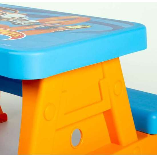 MESA DE PICNIC INFANTIL HOT WHEELS 42X69X79CM image 4