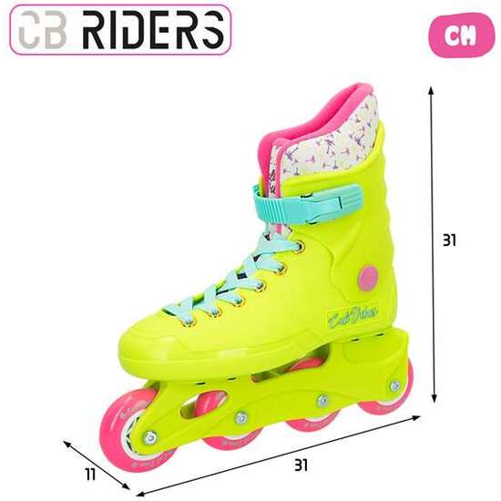 PATINES EN LINEA DE 4 RUEDAS CB RIDERS PRO STYLE T38-39 image 3