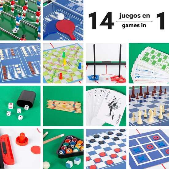 MESA MULTIJUEGO CB GAMES 14 EN 1 122X61X80 CM image 1