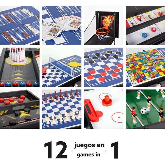 MESA MULTIJUEGOS CB GAMES 12 EN 1 90X43X68 CM image 1