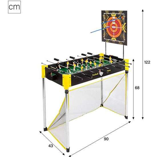 MESA MULTIJUEGOS CB GAMES 5 EN 1 90X43X68CM image 3