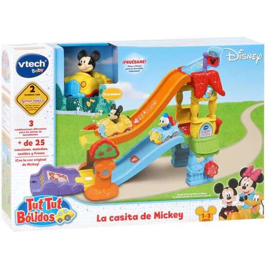 TUT TUT BÓLIDOS CASITA DE MICKEY MULTIPISTA LANZAMIENTO 1-5 AÑOS image 0