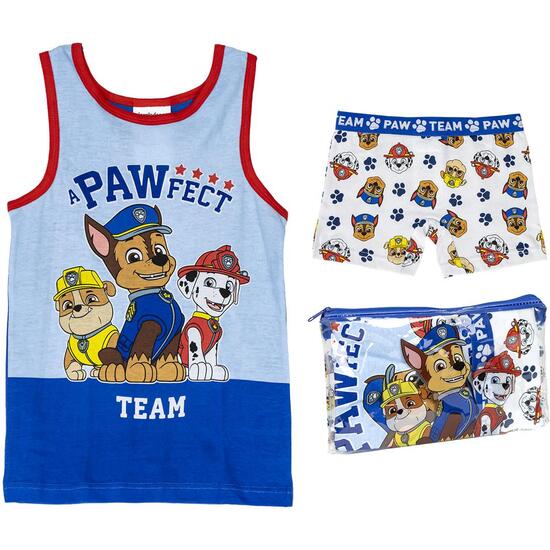 PIJAMA TIRANTES SINGLE JERSEY NECESER PAW PATROL image 0