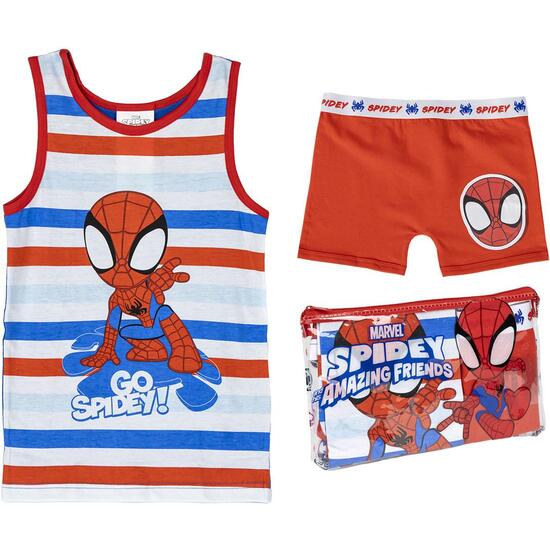 PIJAMA TIRANTES SINGLE JERSEY NECESER SPIDEY image 0