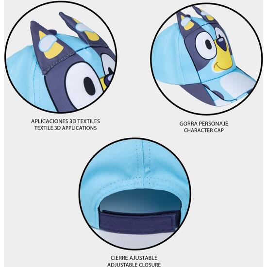 GORRA PREMIUM APLICACIONES BLUEY image 3