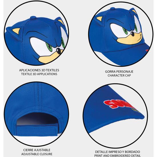 GORRA PREMIUM APLICACIONES SONIC image 3