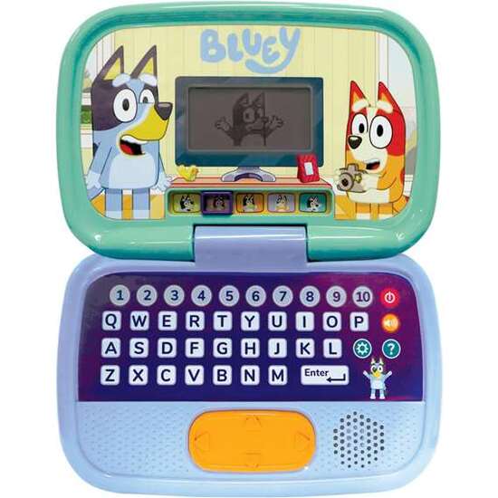 ORDENADOR ACTIVIDADES DE BLUEY PANTALLA LCD CON LUZ Y 10 ACTIVIDADES. 30X7,8X33 CM image 2