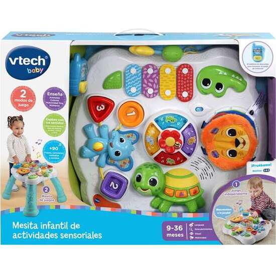 MESITA INFANTIL DE ACTIVIDADES SENSORIALES. CON LUCES LED Y 6 ZONAS DE ACTIVIDADES.55X12,6X40,6 CM image 4