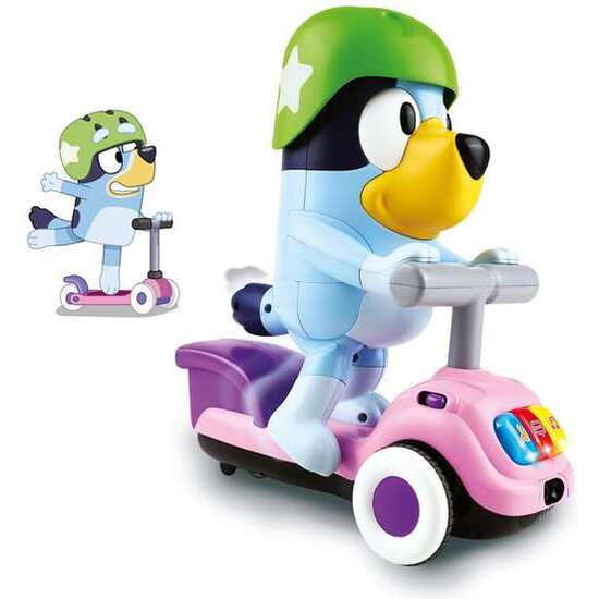 MOTO SCOOTER DE BLUEY CON LUCES Y SONIDOS. 28,8X13,3X33 CM image 2