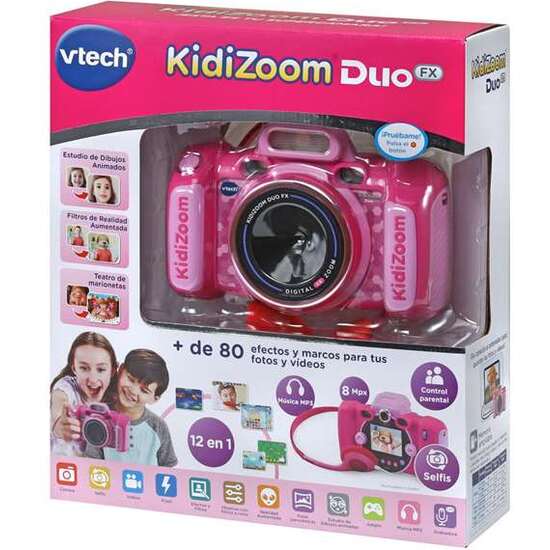 CAMARA DE FOTOS DIGITAL KIDIZOOM ROSA DUO DX 10 EN 1 PANTALLA 2,4" 5 MEGAPÍXELES 9X16,5X6 CM image 0