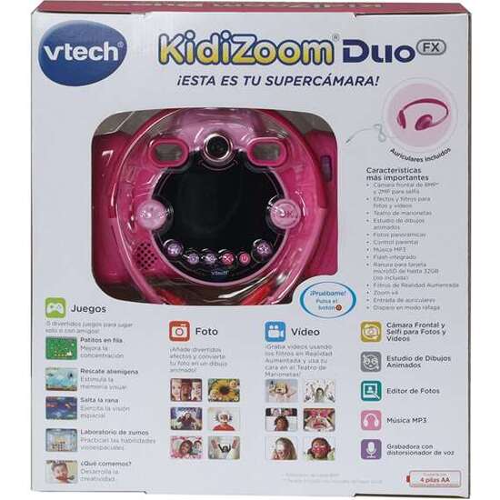 CAMARA DE FOTOS DIGITAL KIDIZOOM ROSA DUO DX 10 EN 1 PANTALLA 2,4" 5 MEGAPÍXELES 9X16,5X6 CM image 3