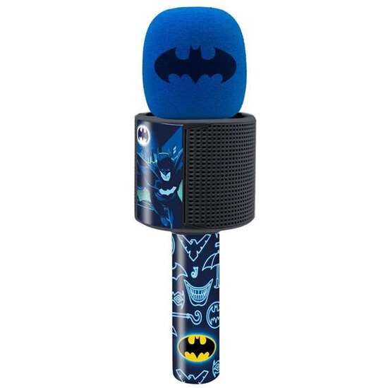 MICROFONO DE MANO BATMAN CON BLUETOOTH Y MELODÍAS 21,5X6,5 CM image 0