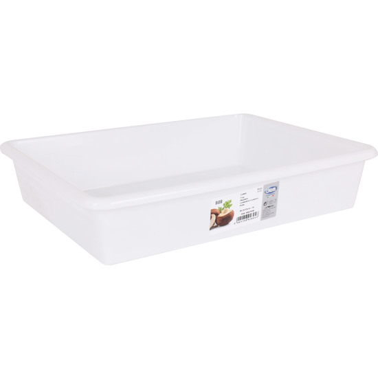 WHITE TRAY 30,3X23CM / 3L  image 4