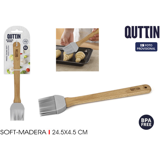 PINCEL SOFT MANGO MADERA COCINA QUTTIN image 0