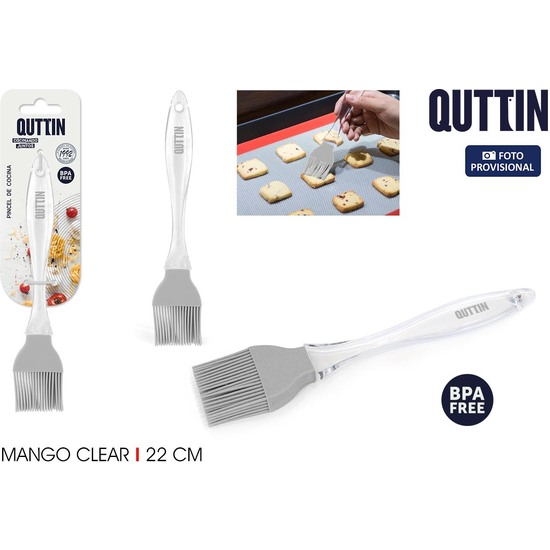 PINCEL SILICONA MANGO CLEAR QUTTIN image 0