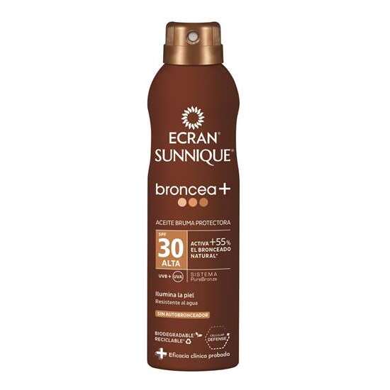 ACEITE PROTECTOR ECRAN SUNNIQUE BRONCEA BRUMA F30 250ML image 0