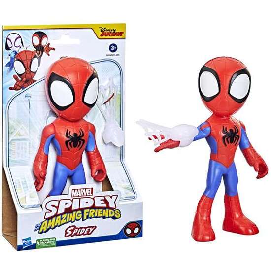 FIGURA MEGA SPIDEY MIGHTY CON ACCESORIO 22,5 CMS image 1