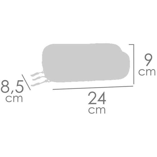 ESTUCHE CON TRES COMPARTIMENTOS NIZA 24X9X8.50 CM image 3
