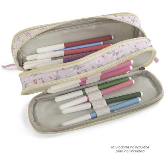 ESTUCHE CON TRES COMPARTIMENTOS PROVENZA 24X9X8.50 CM image 1