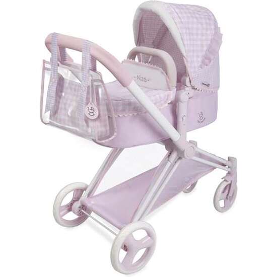 COCHE DE MUÑECA 3X1 PLEGABLE NIZA, PARA MUÑECAS DE HASTA 50 CM. 73X65X38 CM image 0