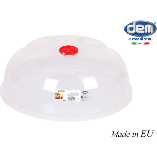 TRANSPARENT MICROWAVE LID 26CM W/VALVE  image 0