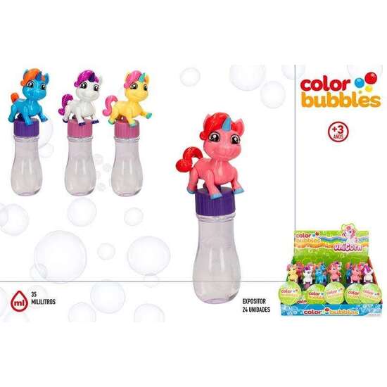 POMPERO UNICORNIO COLOR BUBBLES  35 ML  - MODELOS SURTIDOS image 0