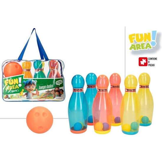 JUEGO BOLOS TRANSPARENTES SPORTS & GAMES  20CM image 0