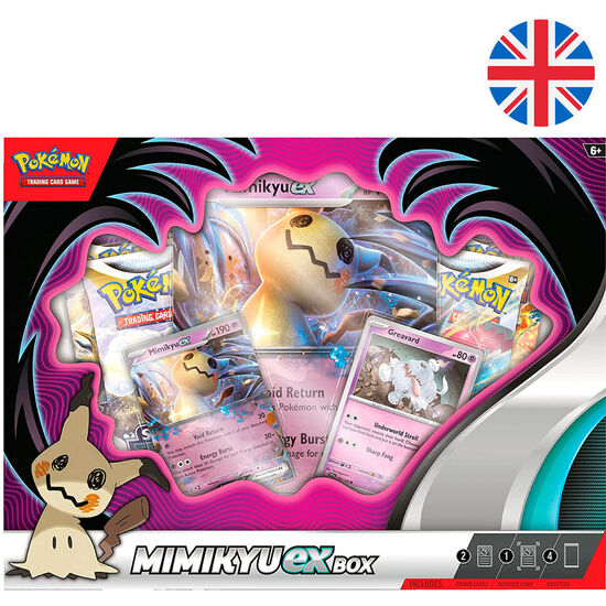 BLISTER JUEGO CARTAS COLECCIONABLES MIMIKYU EX POKEMON INGLES image 0