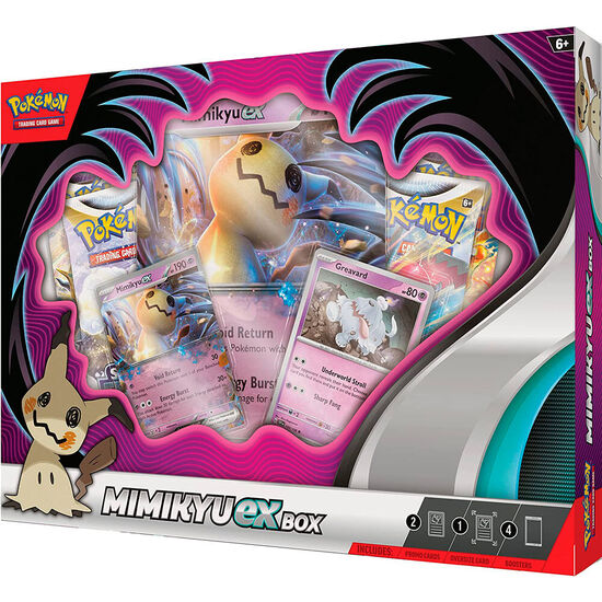 BLISTER JUEGO CARTAS COLECCIONABLES MIMIKYU EX POKEMON INGLES image 1