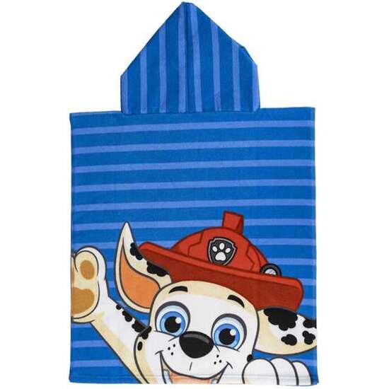 PONCHO MICROFIBRA PAW PATROL 50.0 X 115.0 CM image 1