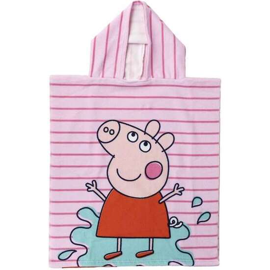 PONCHO MICROFIBRA PEPPA PIG 50.0 X 115.0 CM image 0