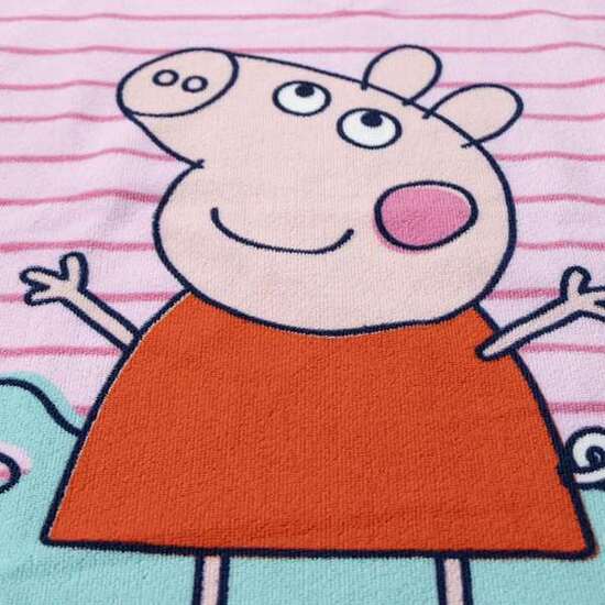 PONCHO MICROFIBRA PEPPA PIG 50.0 X 115.0 CM image 1