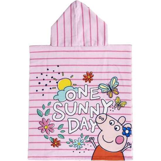 PONCHO MICROFIBRA PEPPA PIG 50.0 X 115.0 CM image 2