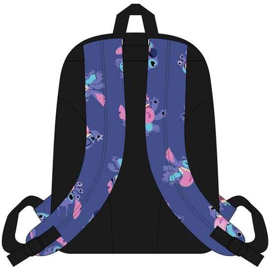 MOCHILA ESCOLAR GRANDE 42 CM STITCH image 1
