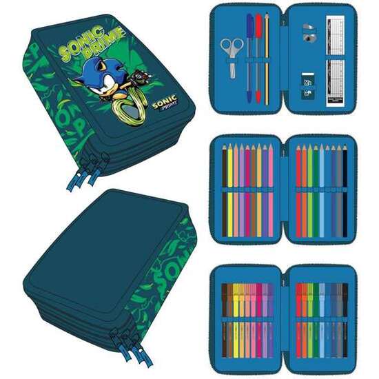 PLUMIER CON ACCESORIOS SONIC PRIME 12.5 X 6.5 X 19.5 CM image 0