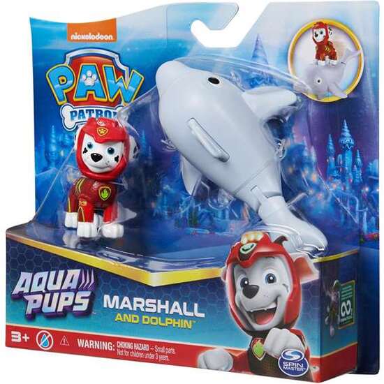 FIGURA PAW PATROL AQUA PUPS 20,3X5,4X19CM - MODELOS SURTIDOS image 3