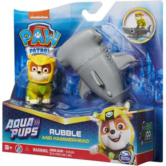 FIGURA PAW PATROL AQUA PUPS 20,3X5,4X19CM - MODELOS SURTIDOS image 5